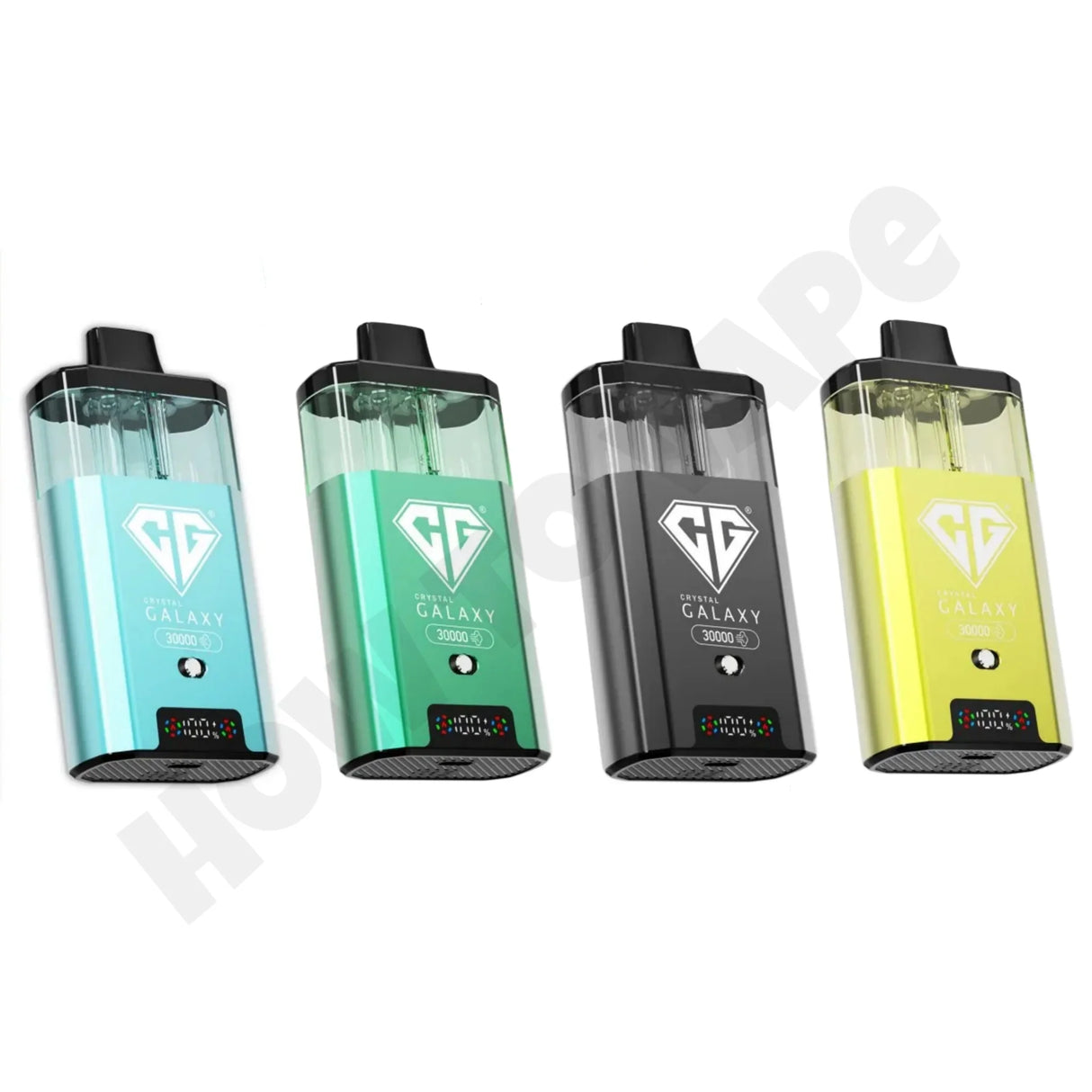 Box Of 5 Crystal Galaxy Focus 30000 Puffs Disposable Pod Kit