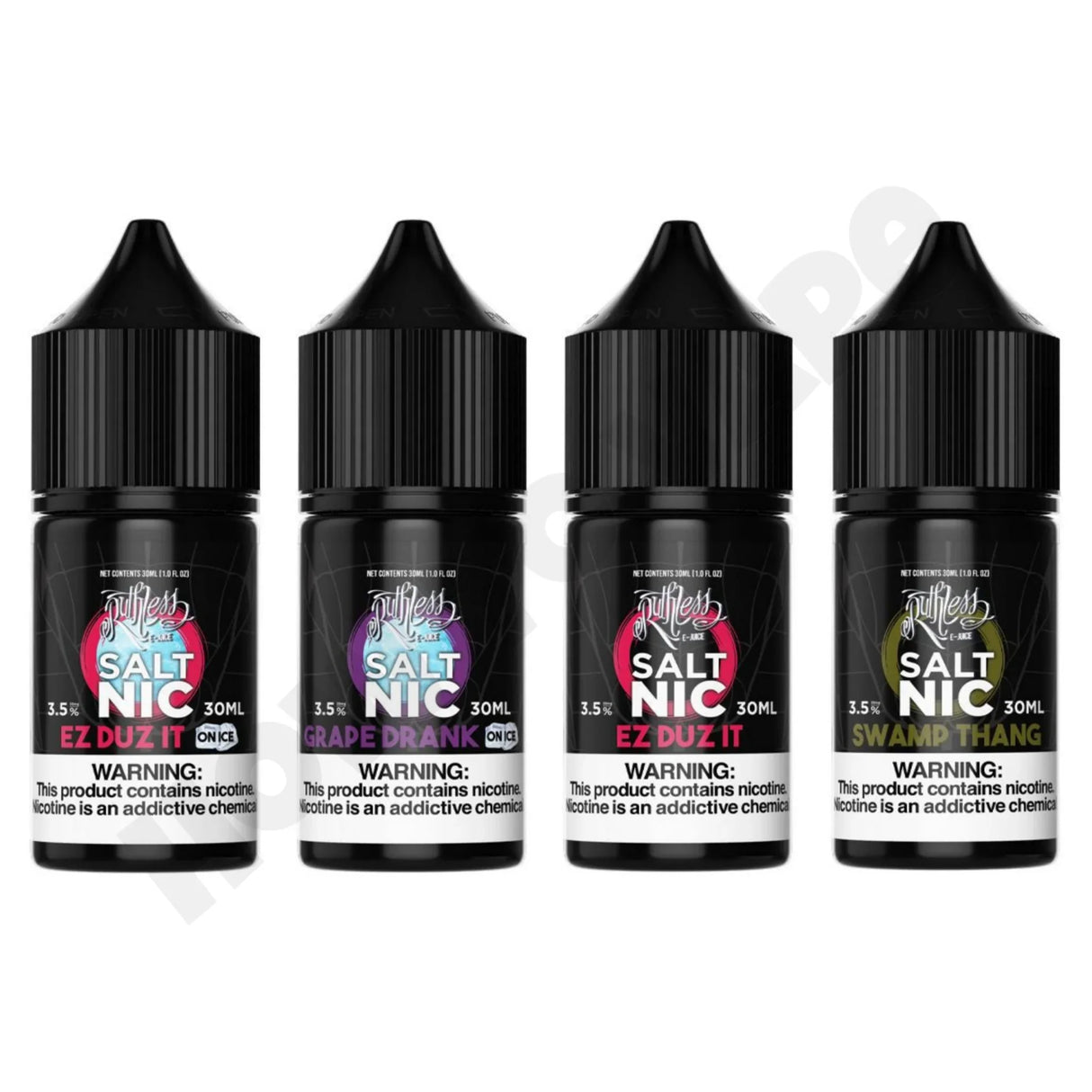 Box of 10 Ruthless 10ml Nic Salts