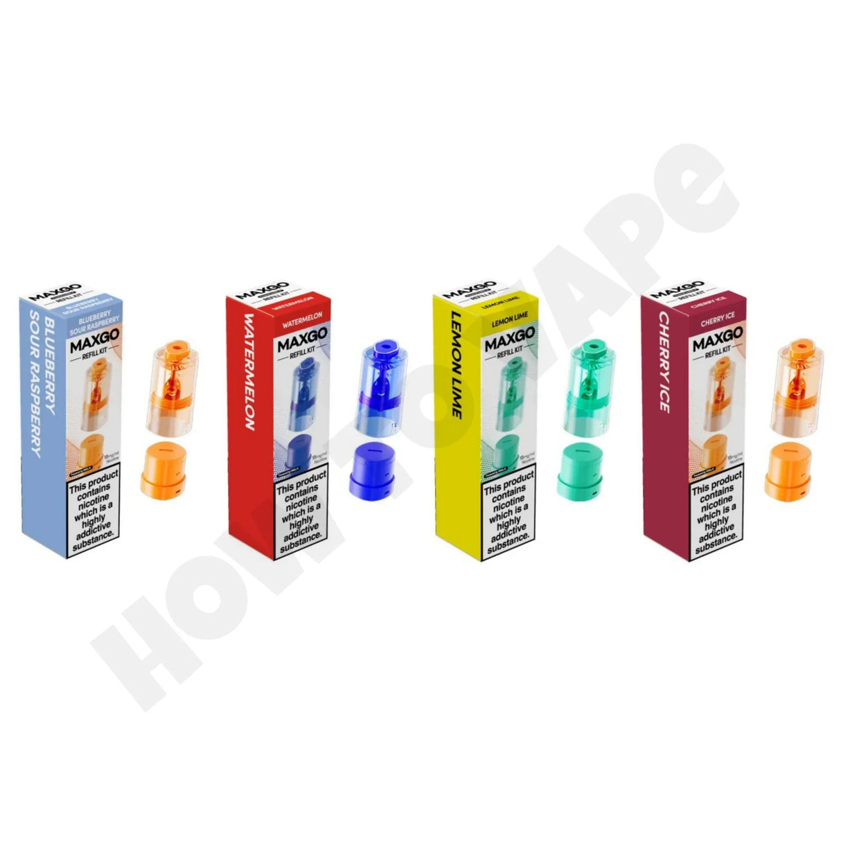 RELX Maxgo 12K and 33K Prefilled Replacement Pods