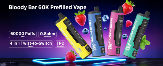 Bloody Bar 60K Puffs 4 in 1 Prefilled Pod Kit