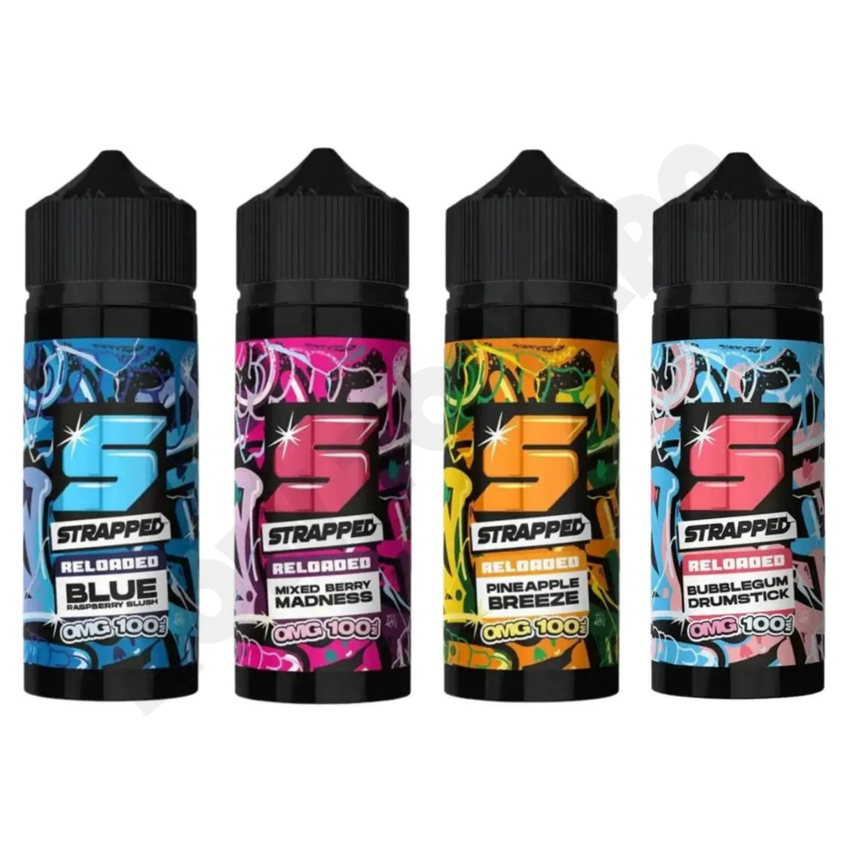 Strapped Salts E-Liquid 100ml Shortfill