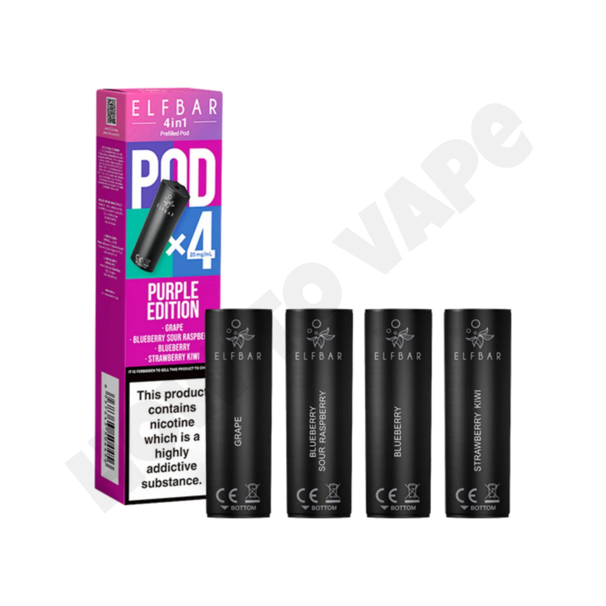 Elf Bar 4-in-1 Multi Flavour Prefilled Pods