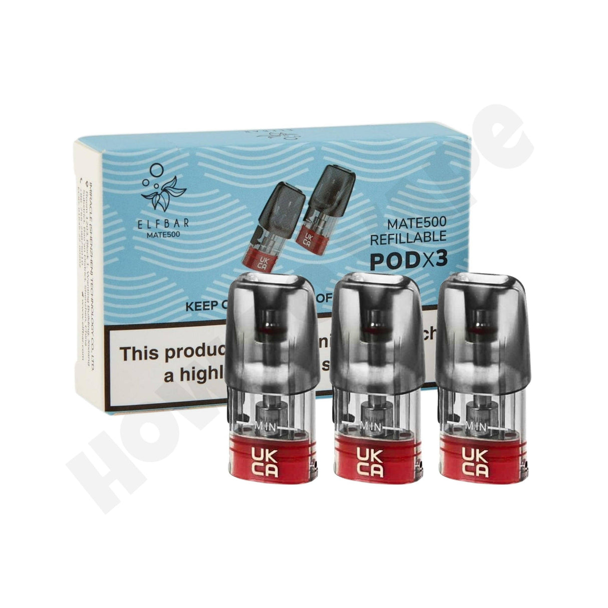 Elf Bar Mate 500 Replacement Refillable Pods | Pack Of 3 - How To Vape