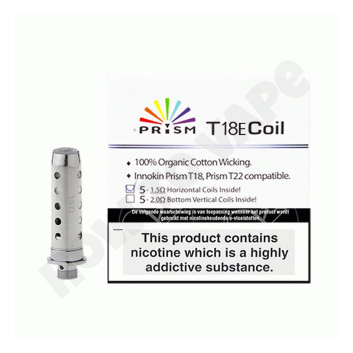 Innokin Endura T18E Replacement Coils | 1.5 Ohm and 2.0 Ohm