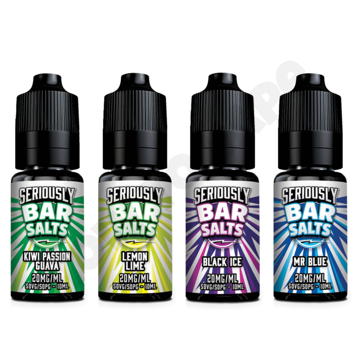 Pack Of 10 Seriously Bar Salts By Doozy 10ml Nic Salt E-Liquids