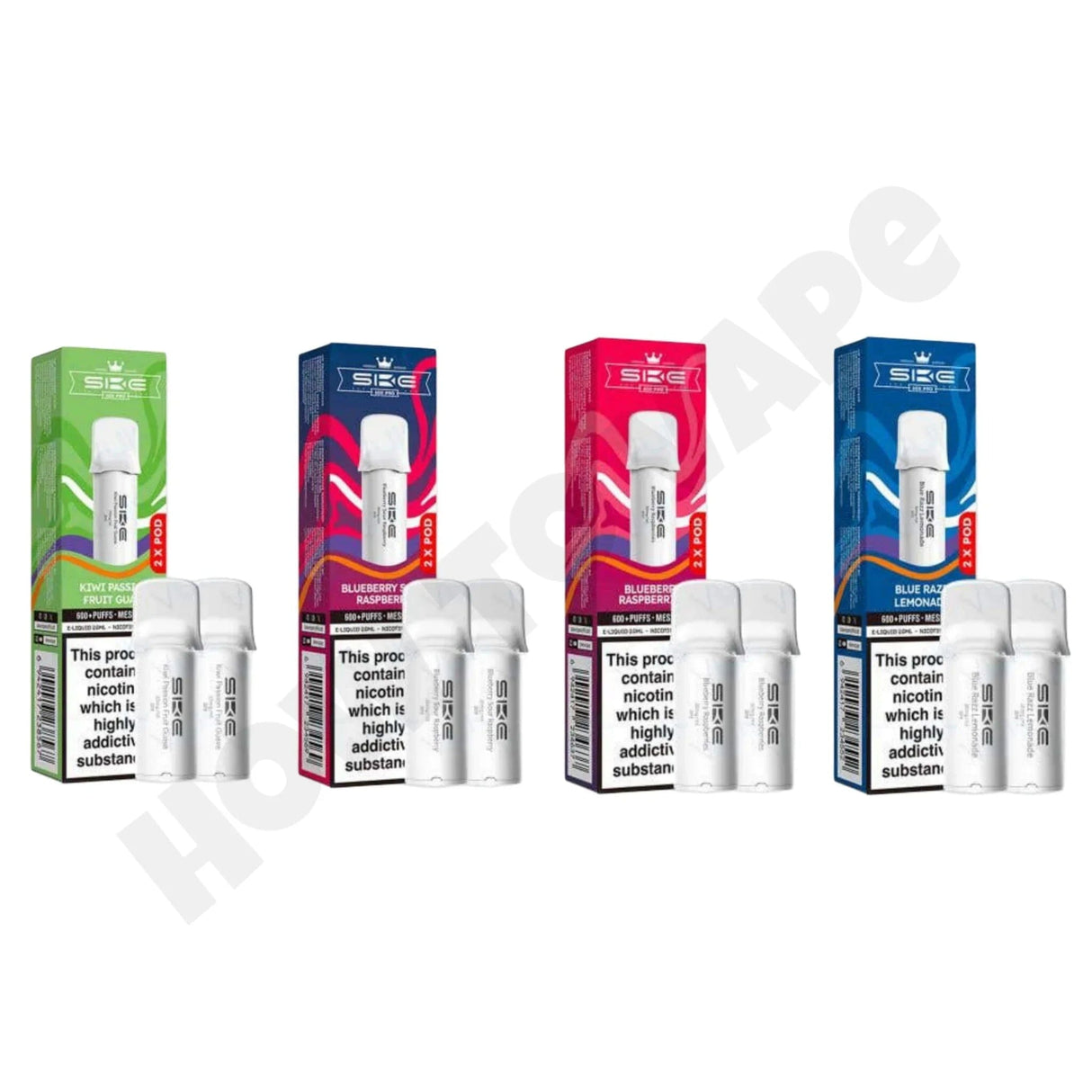 SKE Crystal Bar 600 Pro Prefilled Replacement Pods