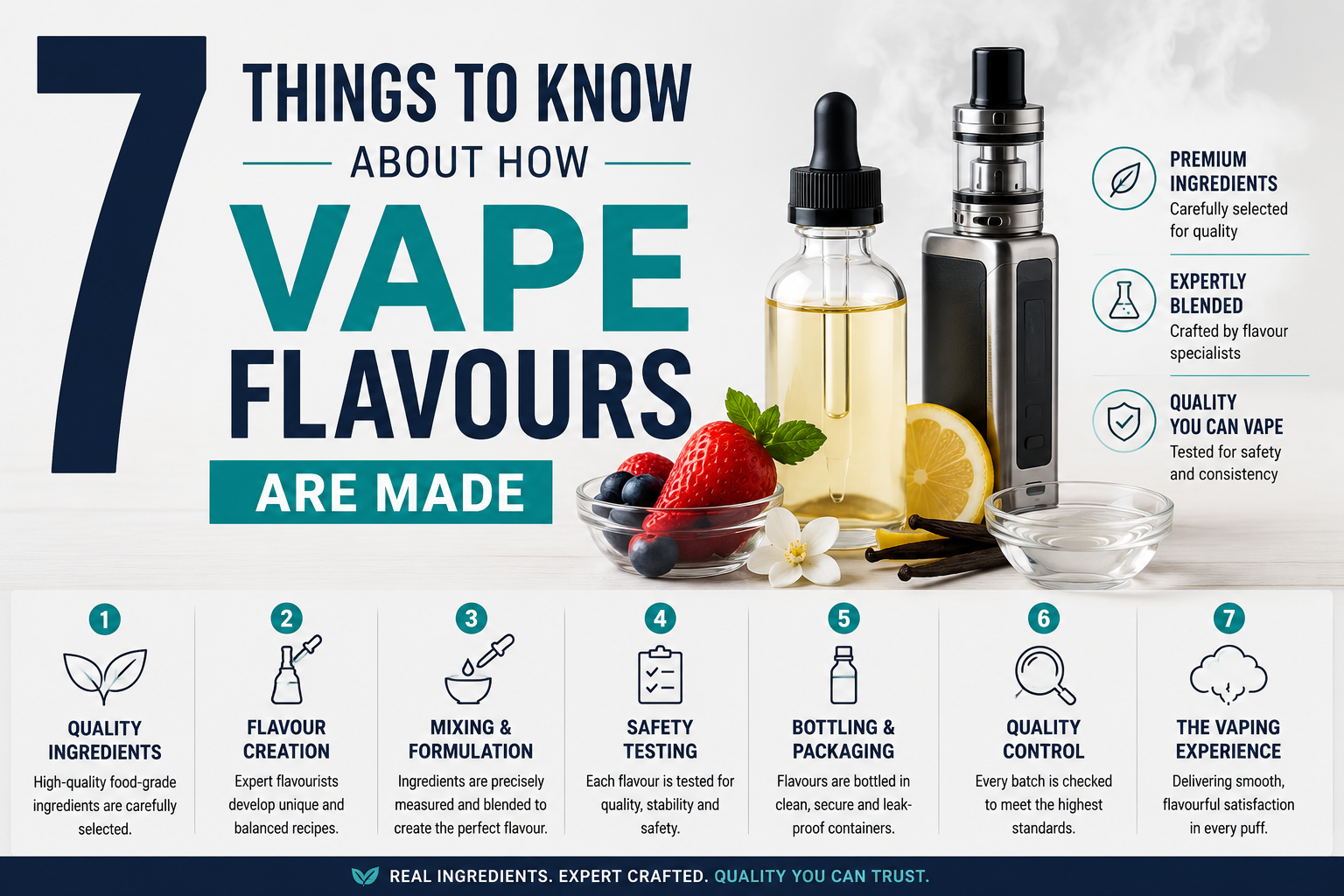 7 Things to Know About How Vape Flavours are made