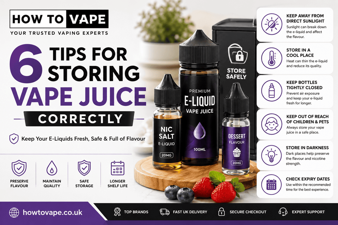 6 Tips For Storing Vape Juice Correctly
