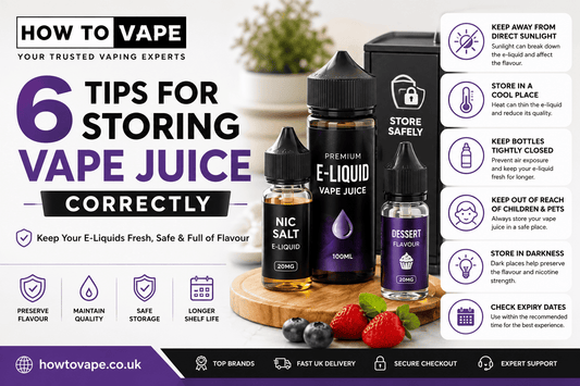 6 Tips For Storing Vape Juice Correctly