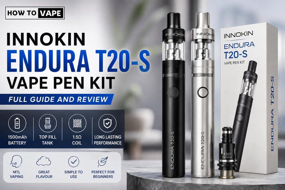 Innokin Endura T20-S Vape Pen Kit Full Guide And Review 