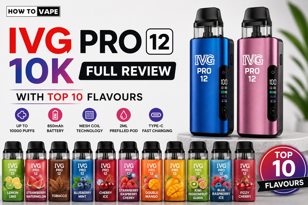 Ivg Pro12 10k Full Review With Top 10 Flavours