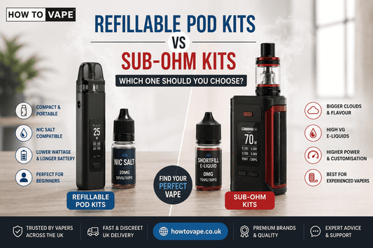 Refillable Pod Kits Vs Sub-Ohm Kits Which One Should You Choose