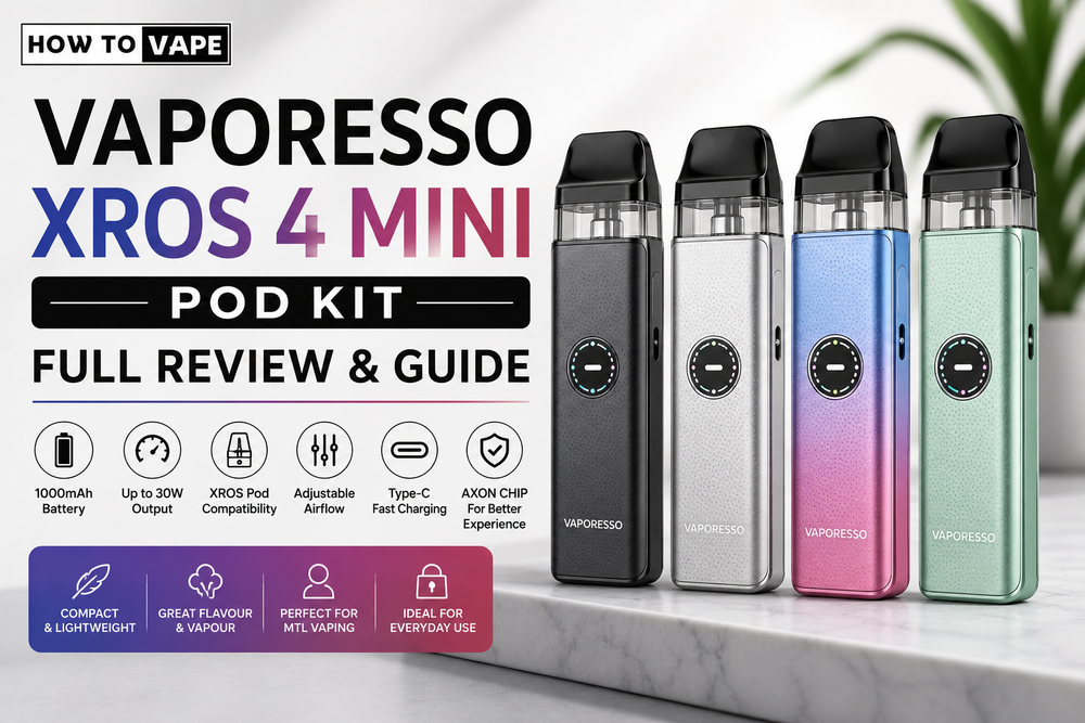 Vaporesso Xros 4 Mini Pod Kit Full Review & Guide