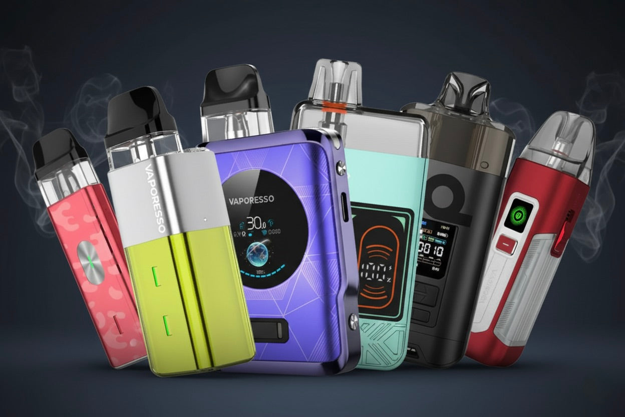Best Vaporesso vapes in the UK for long-lasting flavour and pod life