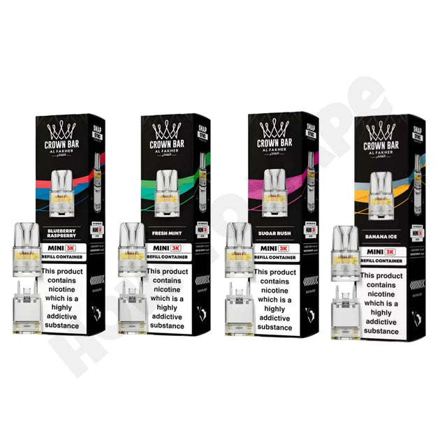Al Fakher Crown Bar Mini 3K Refill Pods