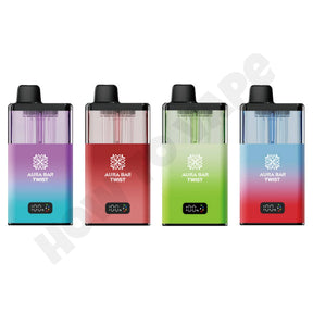 Aura Bar Twist 40K Puff Reusable Disposable Vape Pod Kit
