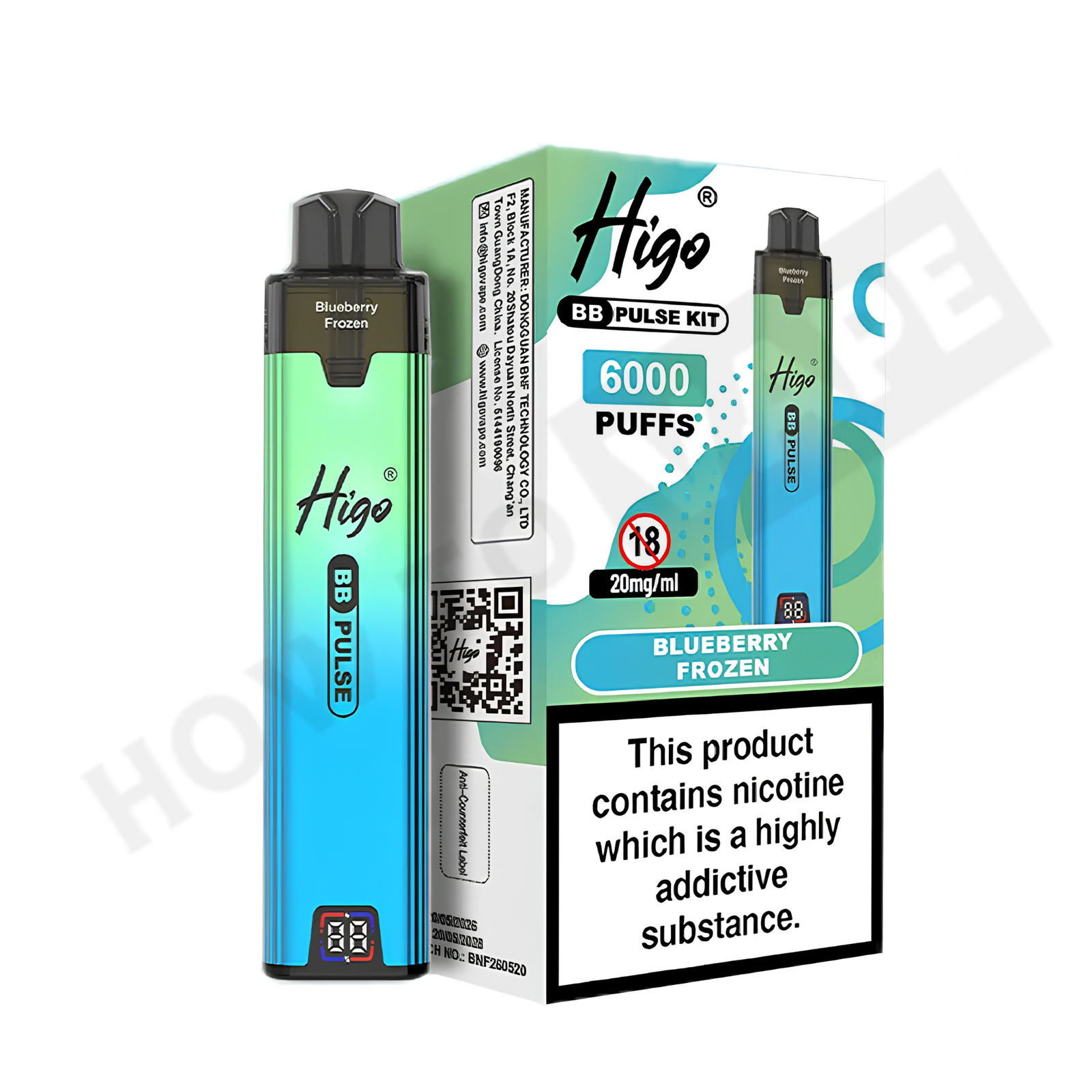 Higo BB Pulse 6000 Prefilled Pod Kit