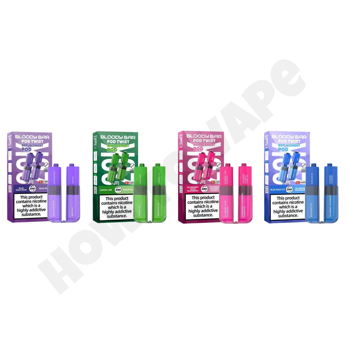 Bloody Bar Ultra Twist 20K Refill Pods
