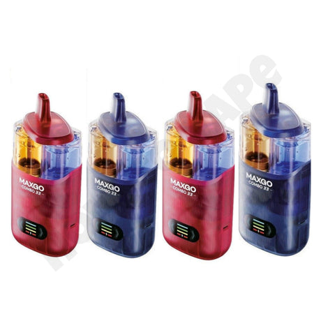 Box Of 10 RELX Maxgo Combo 33000 Puffs Dual Flavour Disposable Pod Kit
