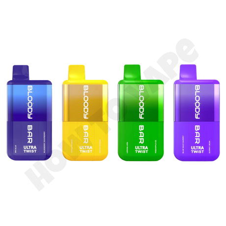 Box Of 5 Bloody Bar Ultra Twist 20000 Puffs Prefilled Pod Kit
