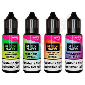 Box Of 5 Vapes Bar Ghost Salts 10ml Nic Salts
