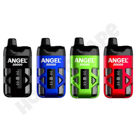 Box Of 5 Vapes Bars Angel 20000 Puffs Prefilled Pods Kit
