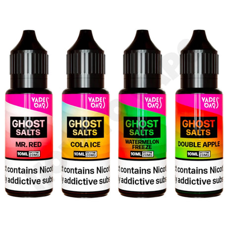 Box of 10 Vapes Bars Ghost Lost 10ml Nic Salts