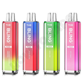 Box of 5 The Crystal Bling 8000 Max Puffs Disposable Pod Vape Kits
