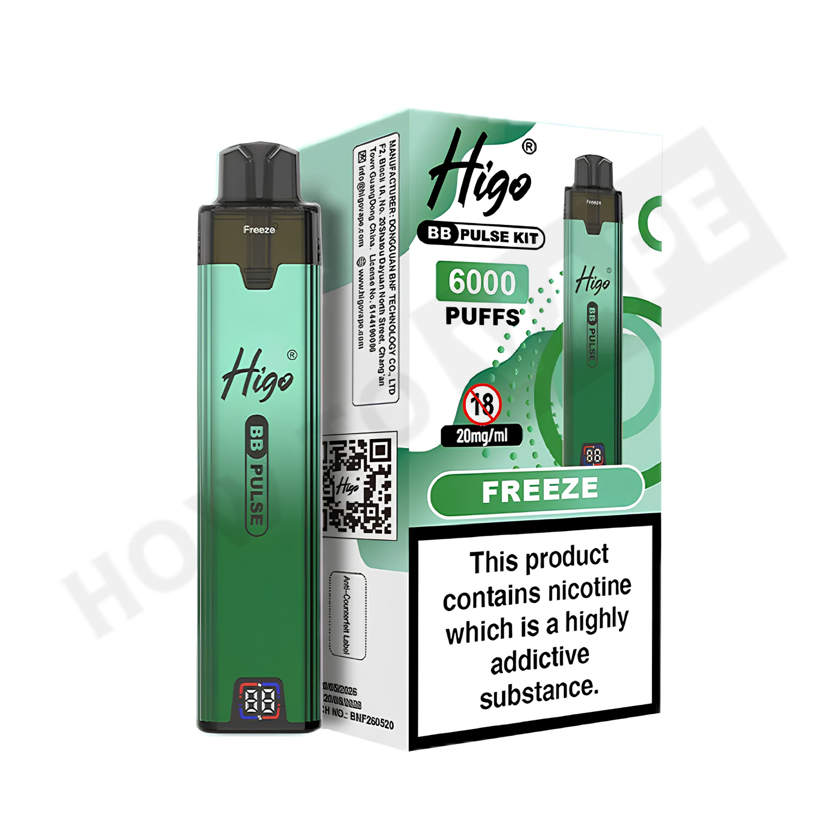 Higo BB Pulse 6000 Prefilled Pod Kit