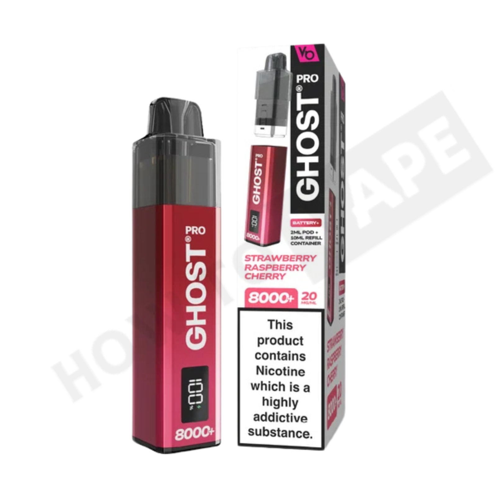 Vapes Bar Ghost Pro 8000+ Puffs Prefilled Pod Kit