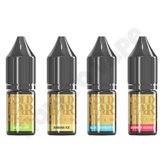 Gold Bar 10ml Nic Salts E-Liquid
