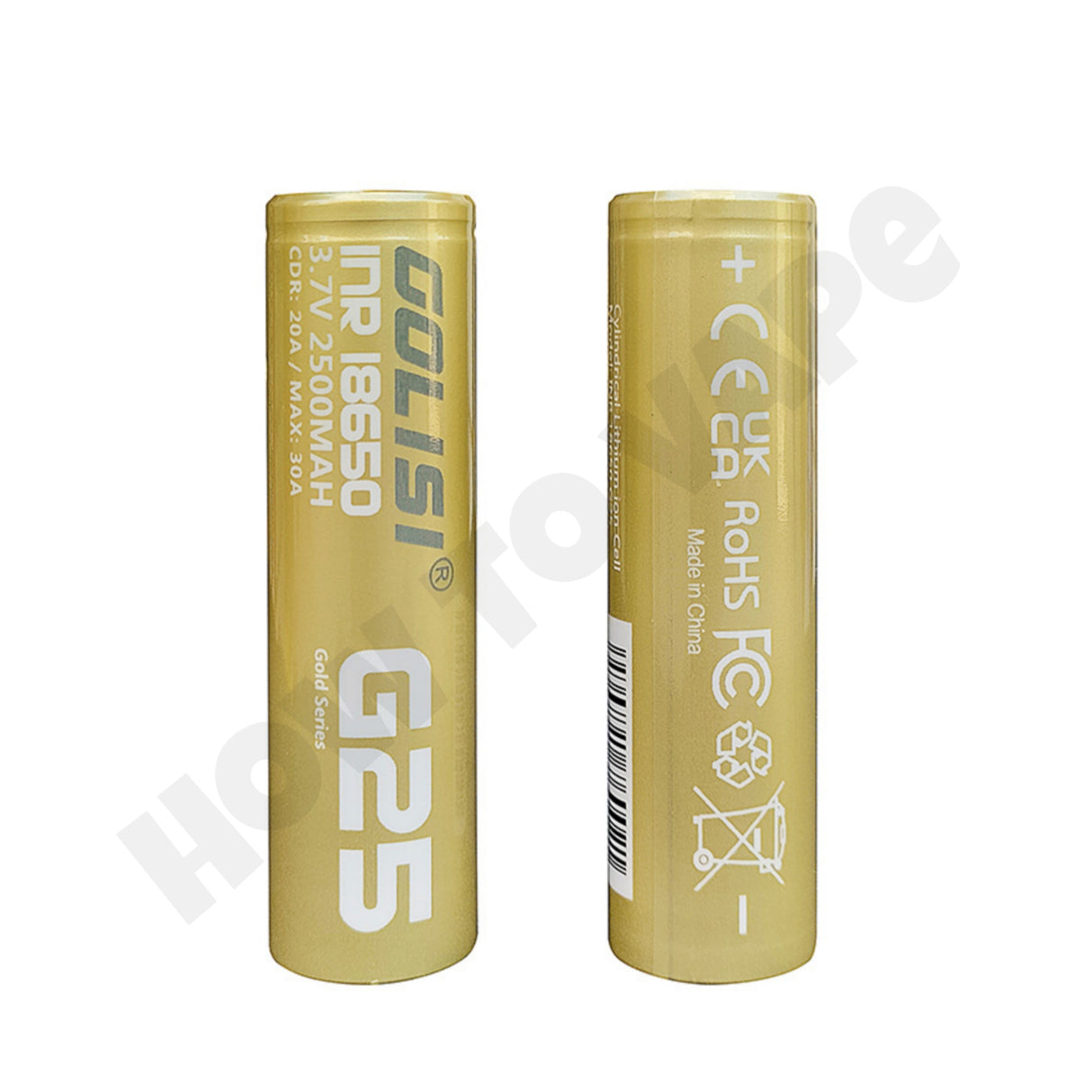 Golisi G25 18650 2500mAh Battery