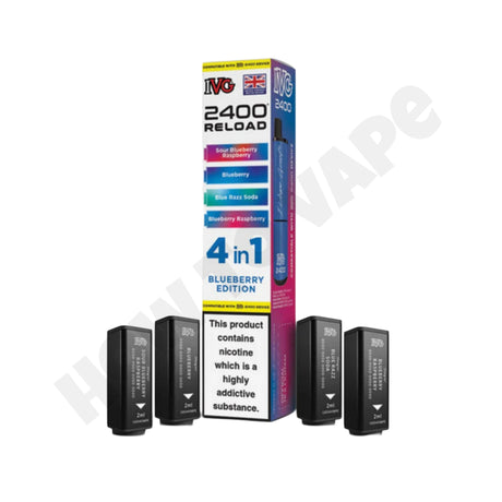 IVG 2400 Reload 4-in-1 Prefilled Pods
