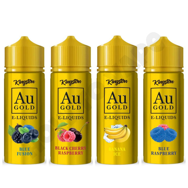 Kingston AU Gold 100ml Shortfill E-Liquid | Best Price - How To Vape