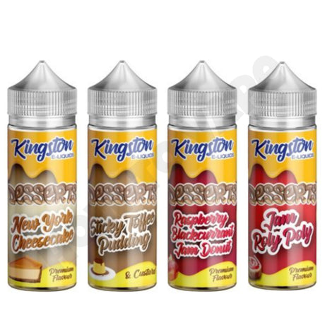 Kingston Desserts Range 100ML E-Liquid - How To Vape