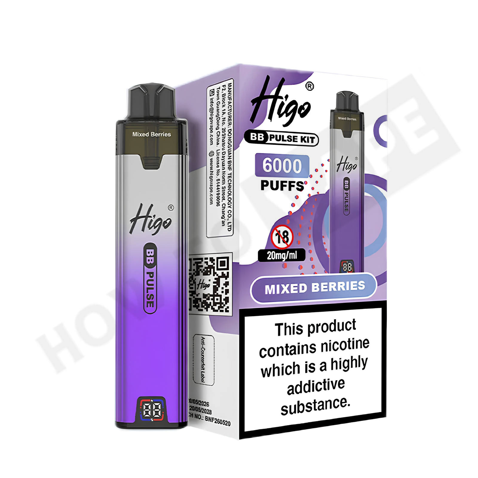 Higo BB Pulse 6000 Prefilled Pod Kit