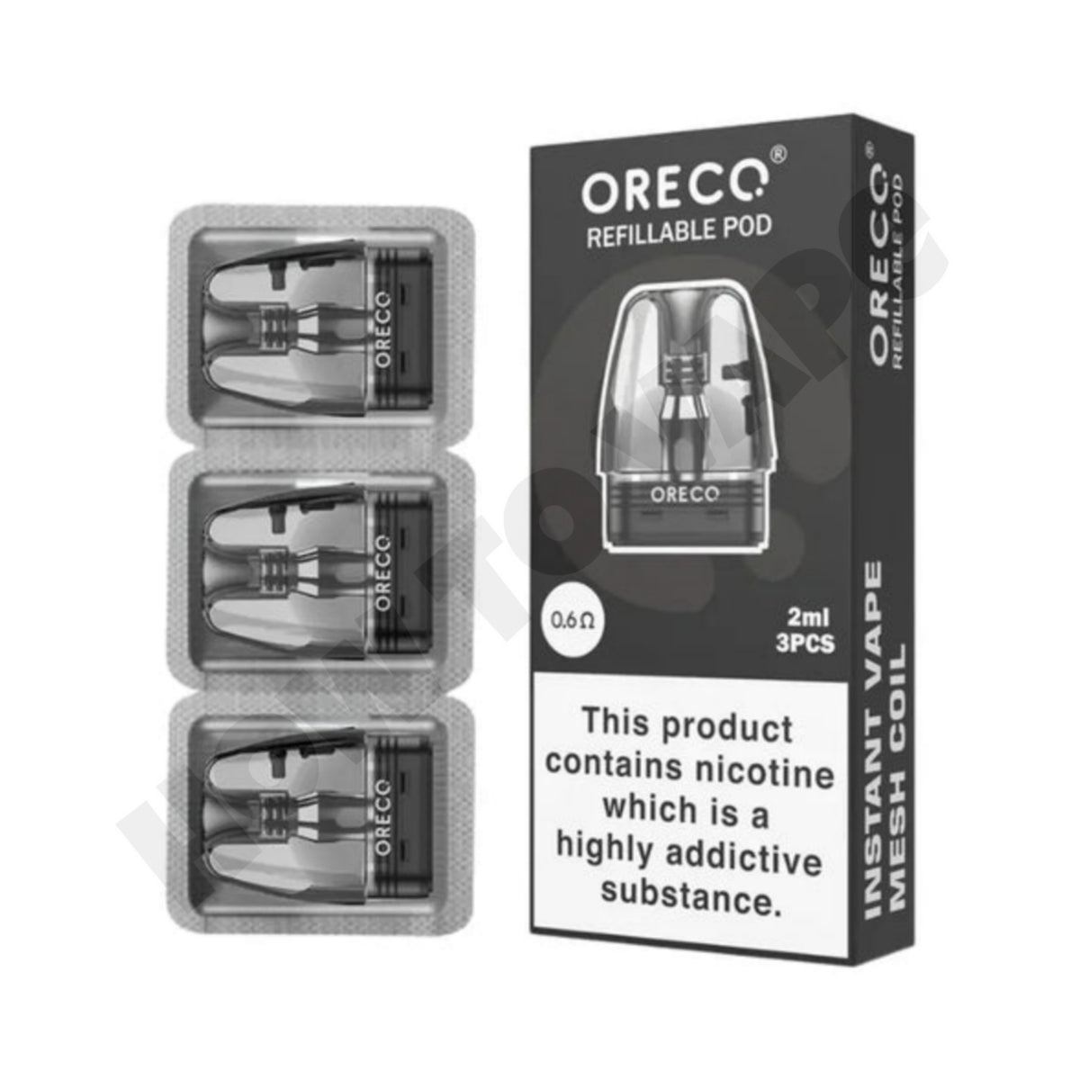 Oreco Refillable Vape Pods  Replacement Refills

