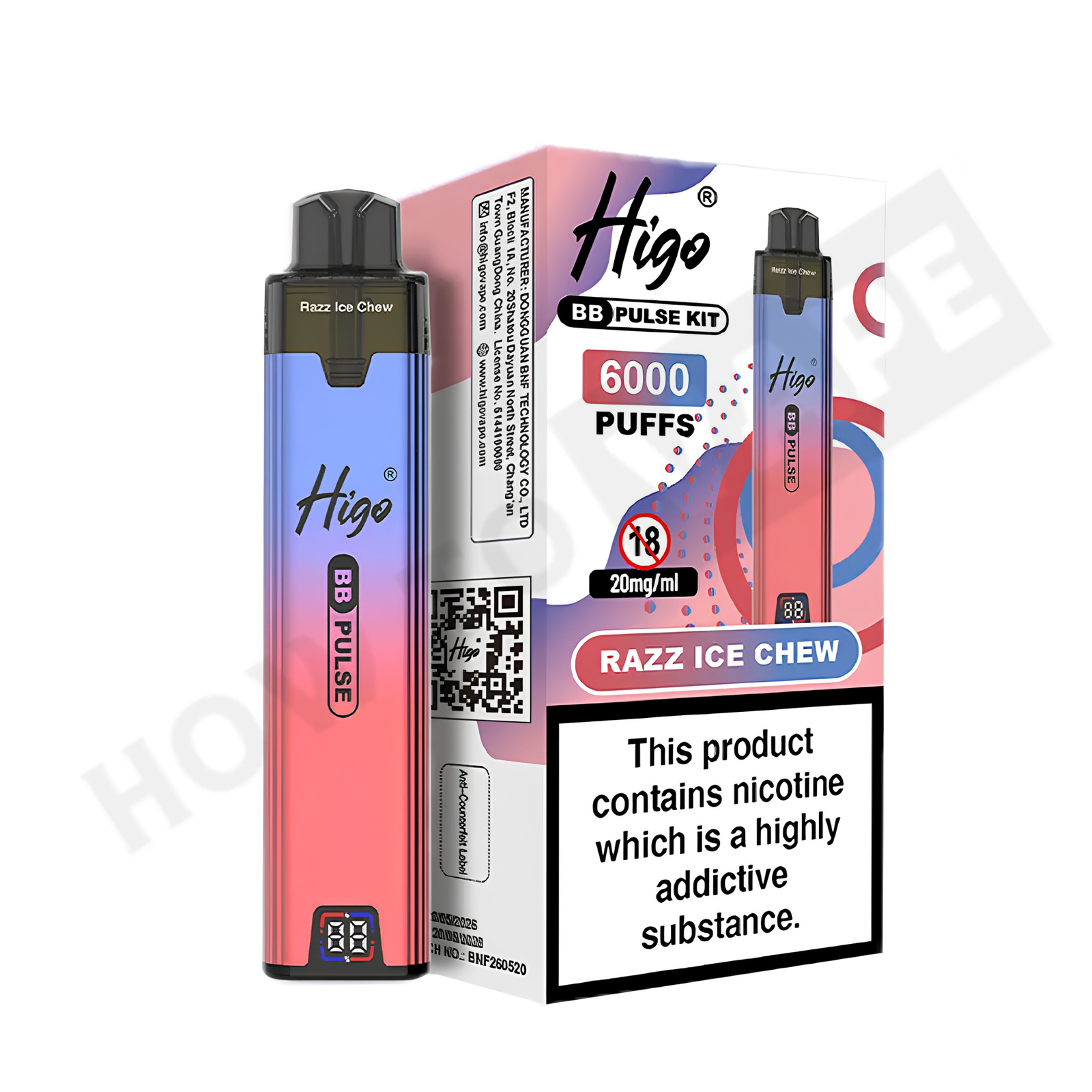 Higo BB Pulse 6000 Prefilled Pod Kit