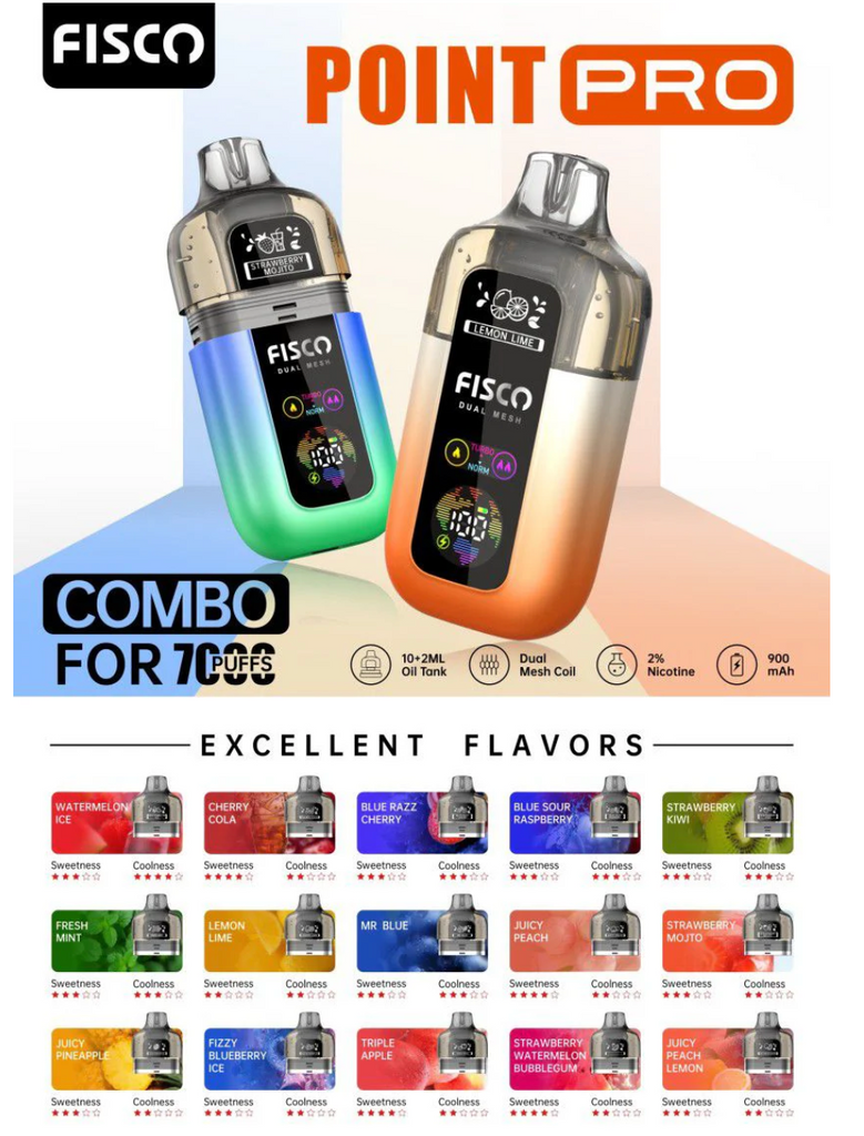 Fisco Point Pro 7000 Flavours