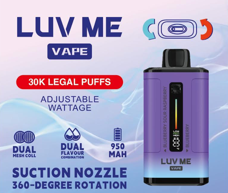 Luv Me 30K Puffs Adjustable Wattage