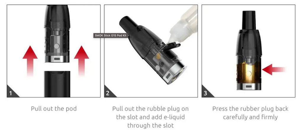 Smok Stick G15 Replacement Pods e-liquid