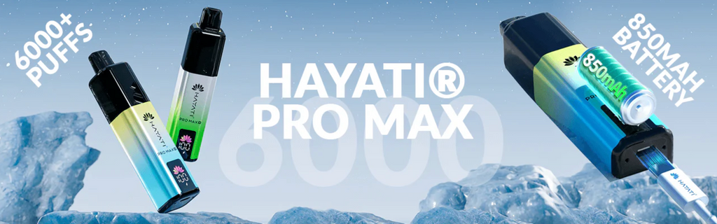 Box Of 10 Hayati Pro Max Plus 6000 Prefilled Pod Kit Battery