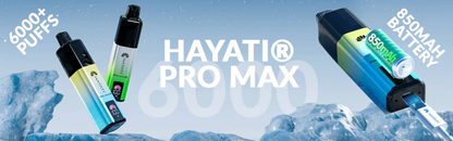 Box Of 10 Hayati Pro Max Plus 6000 Prefilled Pod Kit Battery