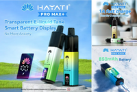 Box Of 10 Hayati Pro Max Plus 6000 Prefilled Pod Kit Features