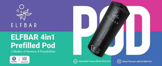 Elf Bar 4-in-1 Multi Flavour Prefilled Replacement Pods