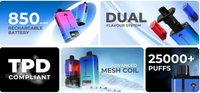 Box Of 10 Hayati Pro Ultra Plus 25k Puffs Specifications
