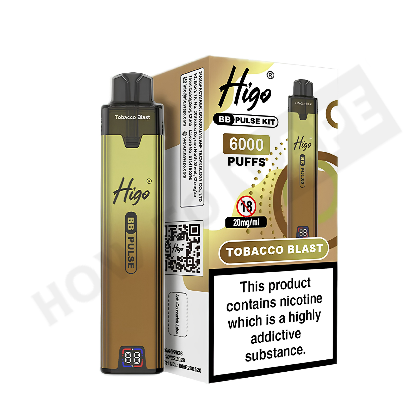 Higo BB Pulse 6000 Prefilled Pod Kit