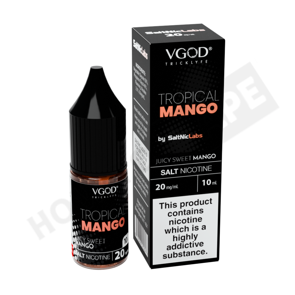 Vgod Nic Salt Vape Juice 10ml - 5 Pack