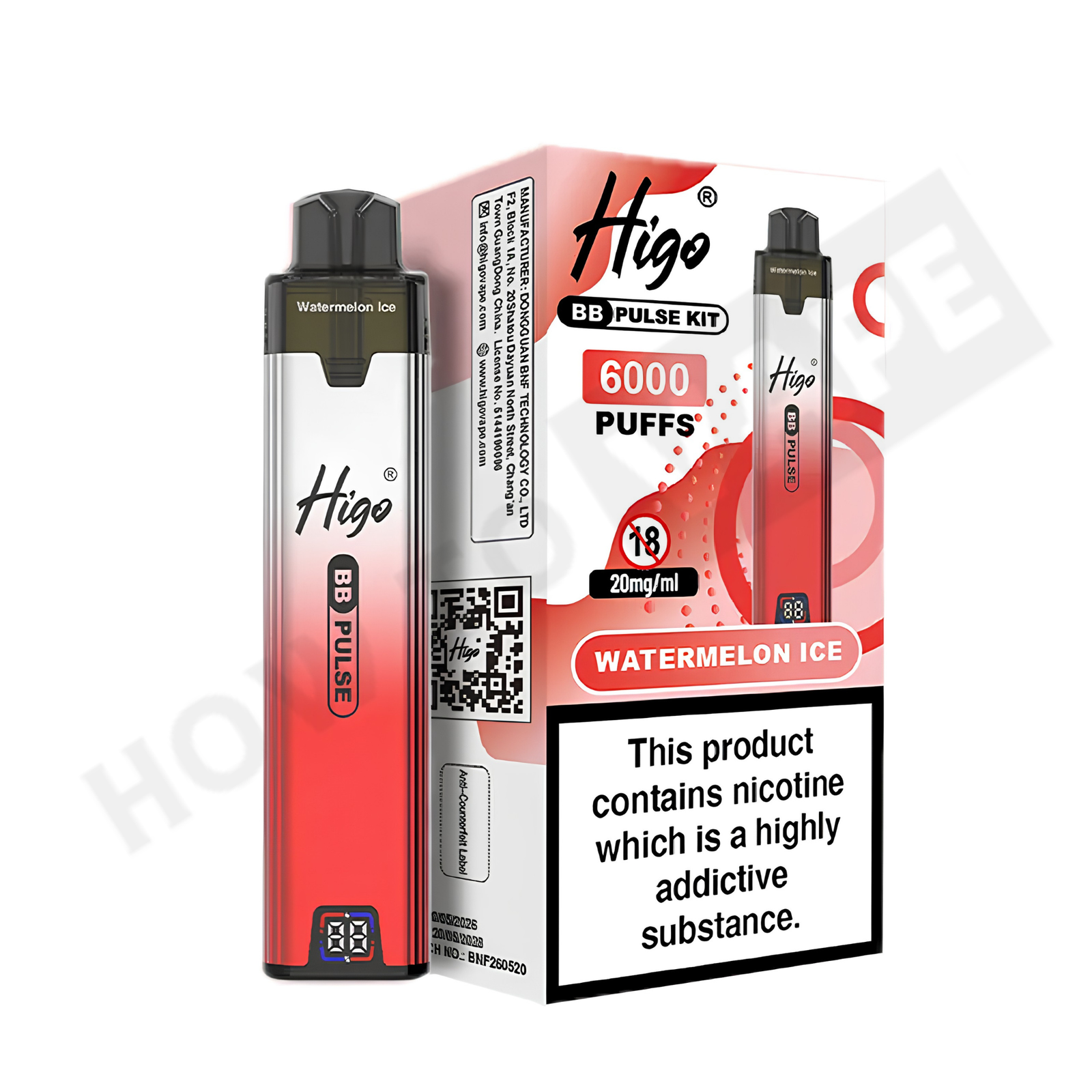 Higo BB Pulse 6000 Prefilled Pod Kit