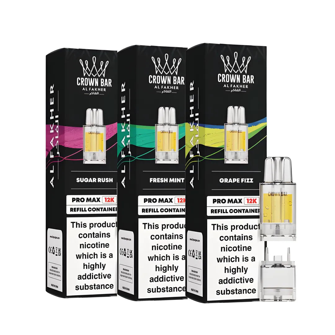 Al Fakher Crown Bar Pro Max 12K Refill Pods